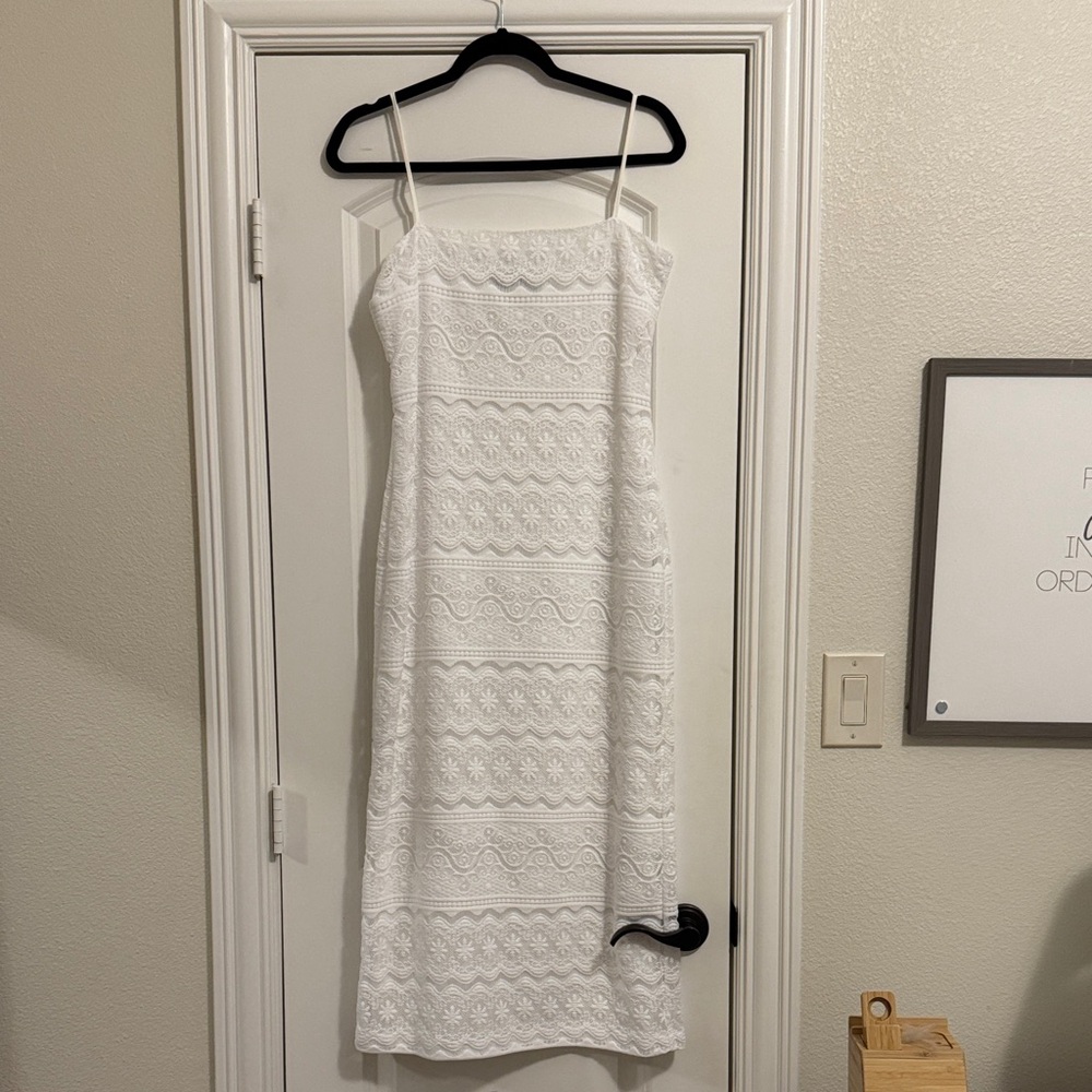 Sharon Young Elegant White Maxi Dress